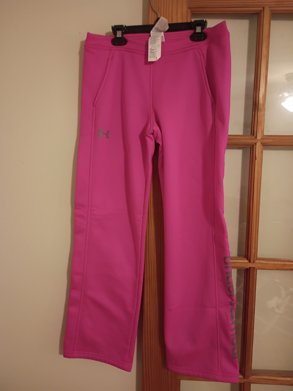 Under Armour Girls Hot Pink Athletic Sweatpants